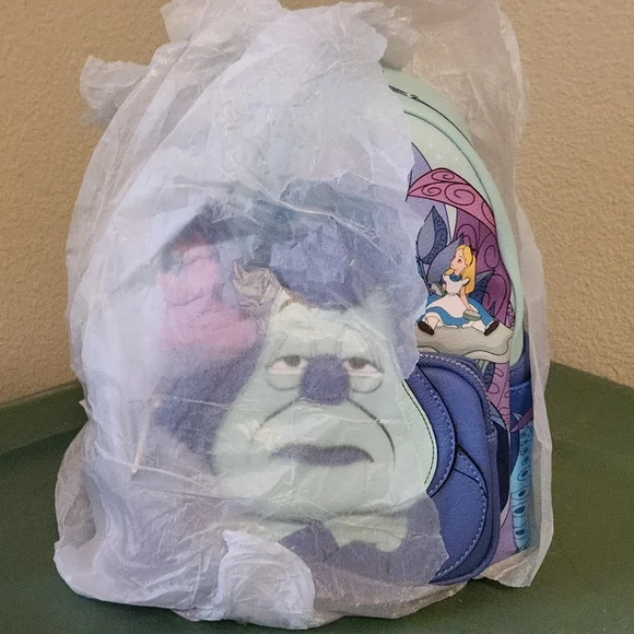 Disney Parks Alice in Wonderland Loungefly mini backpack - Picture 6 of 14